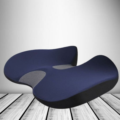 Skanto | Ergonomic Memory Foam Car Seat Cushion – Tailbone and Sciatica Support Pillow