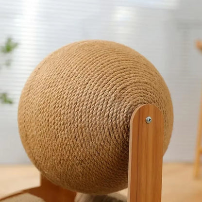 BowLift | Durable Cat Scratching Post with Sisal Ball