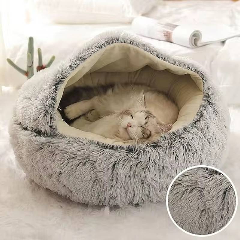 Skanto | Cozy Pet Cave Bed, Ideal for dogs and cats of all sizes