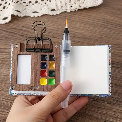 Skanto | Mobile Watercolor Paint Set with 24 Colors