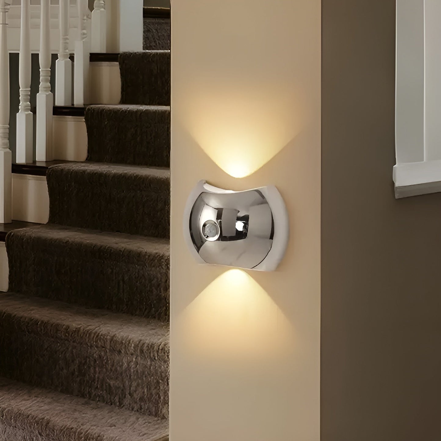 Wall light with motion sensor – Dual LED light Up & Down | Magnetic & PortaBowlifte | Bowlift
