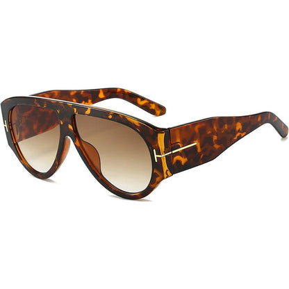 Oversized UV400 Aviator Sunglasses Bowlift