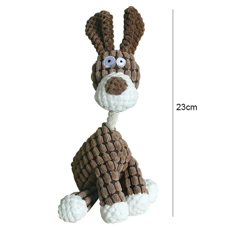 Squeaky plush toy for dogs