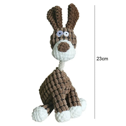 Squeaky plush toy for dogs