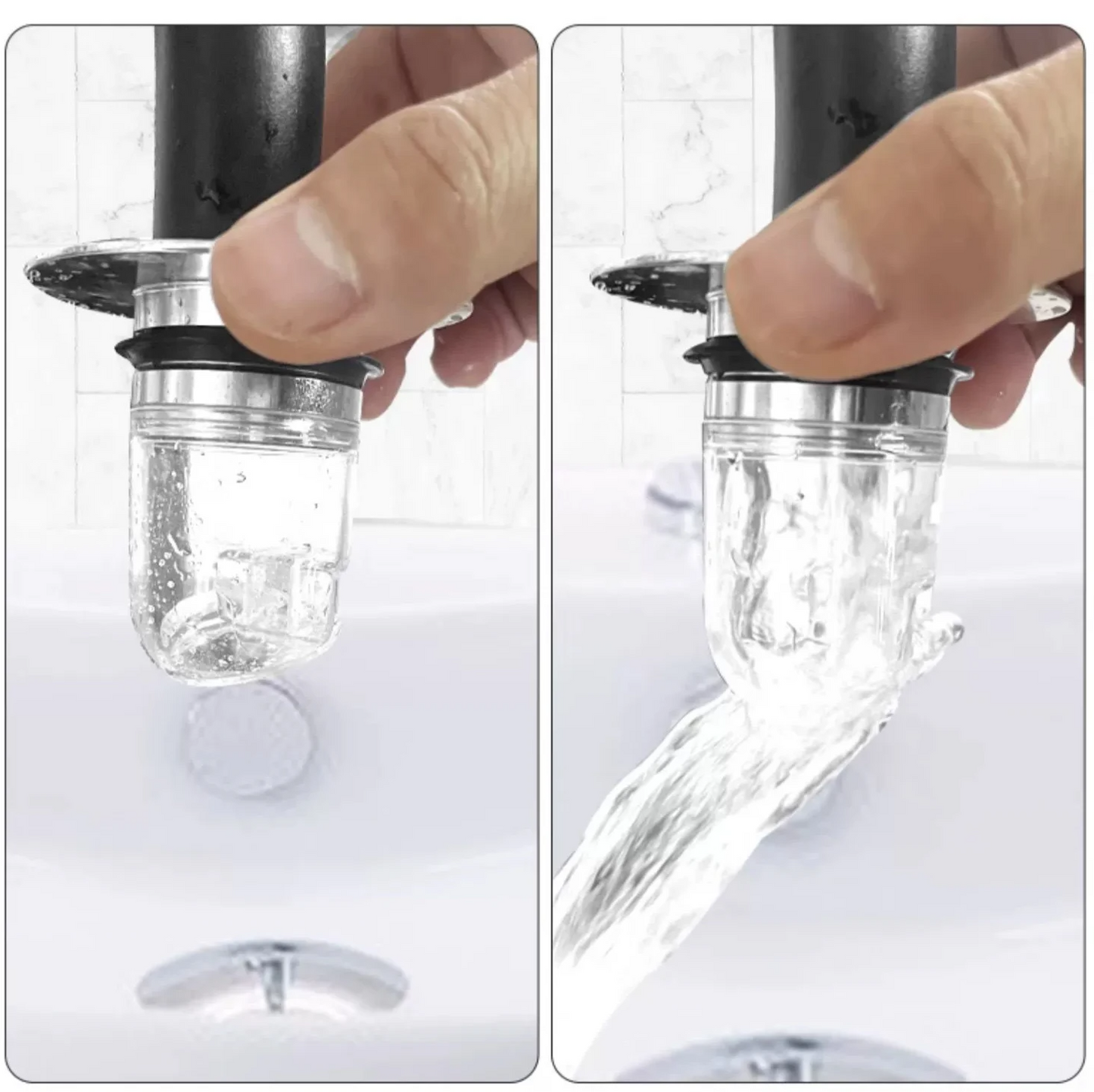 CleanSeal Universal Pop-Up Sink Stopper Karnz