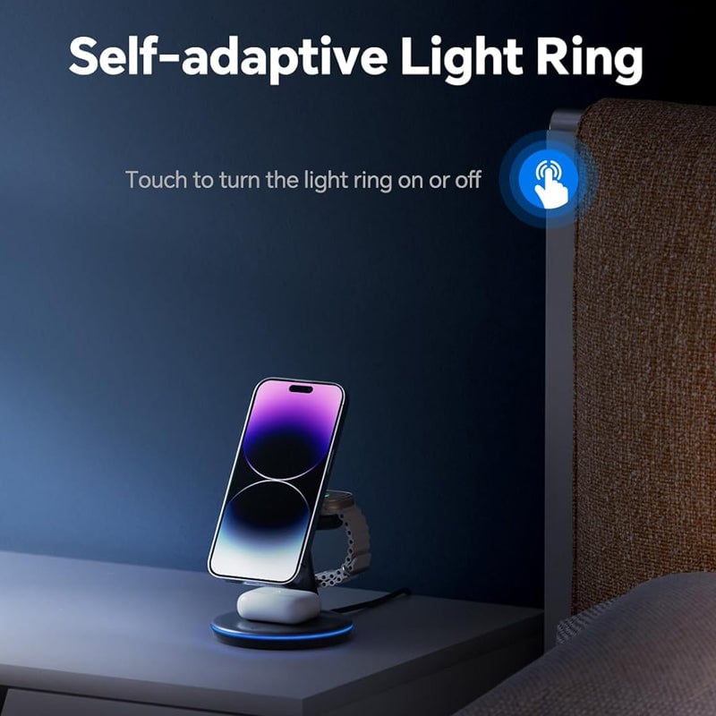 Skanto | Foldable Magnetic 3-in-1 Wireless Charger