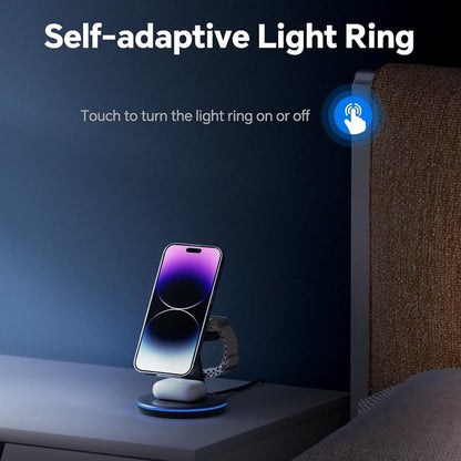 Skanto | Foldable Magnetic 3-in-1 Wireless Charger