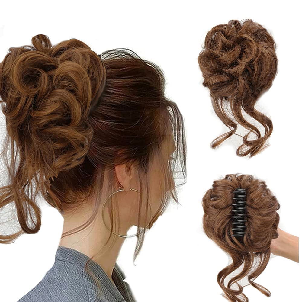 Curly Bun Hair Claw Clips Kalsten