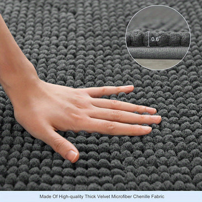 Brehn | Corner Bath Mat Lunava | L-Shape for Shower & Corner | Non-slip & Soft | 40x40x80 cm