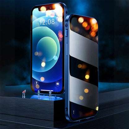 Brehn | Magnetic tempered glass double-sided compatible with iPhone
