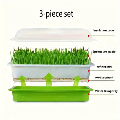Skanto | Seedling Tray with Lid – Double-Layer Seedling Tray for Efficient Seed Germination