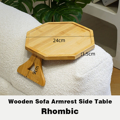 Skanto | Wooden Sofa Armrest Side Table
