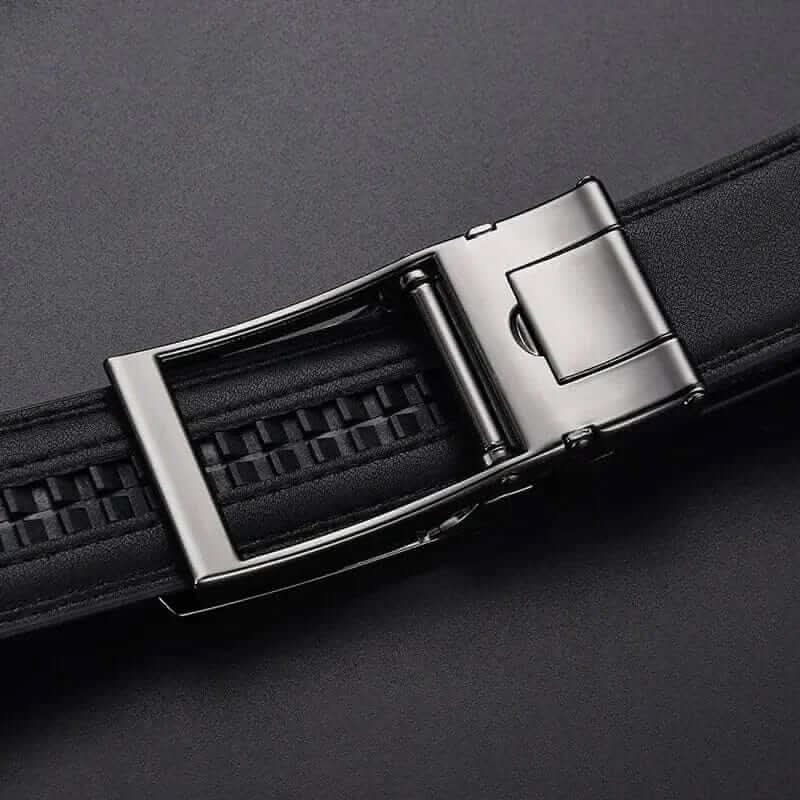 Skanto | Adjustable Leather Belt Without Holes for Men