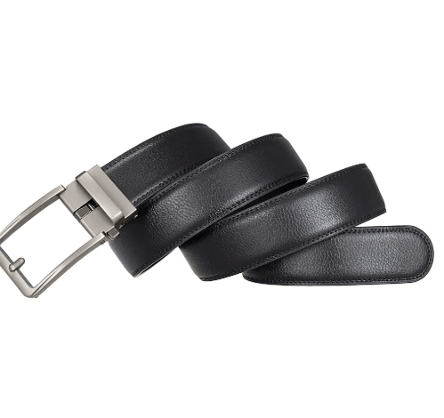 Skanto | Adjustable Leather Belt Without Holes for Men