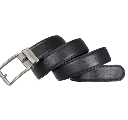 Skanto | Adjustable Leather Belt Without Holes for Men