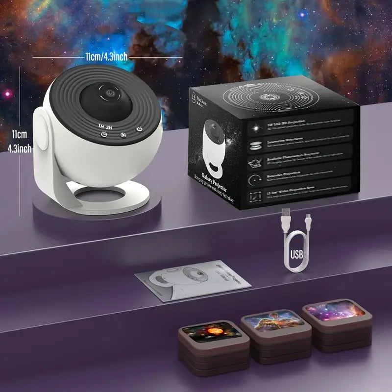 Skanto | Celestial Dreams: 360° Planetarium Galaxy Projector - Full Room Coverage
