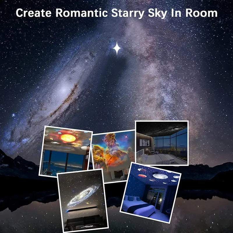 Skanto | Celestial Dreams: 360° Planetarium Galaxy Projector - Full Room Coverage