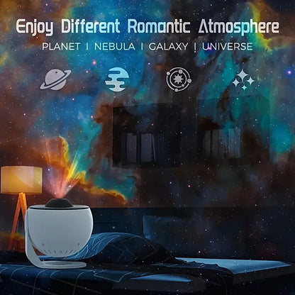 Skanto | Celestial Dreams: 360° Planetarium Galaxy Projector - Full Room Coverage