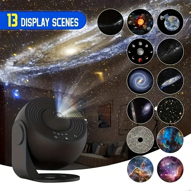 Skanto | Celestial Dreams: 360° Planetarium Galaxy Projector - Full Room Coverage