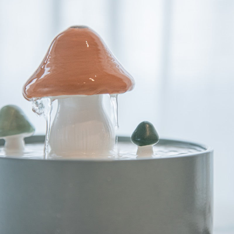 Skanto | Cat Mushroom Water Fountain