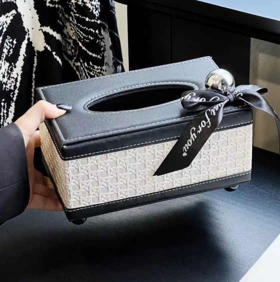 BowLift | Modèra Premium Leatherite Tissue Case | Stylish and durable tissue organizer for modern spaces