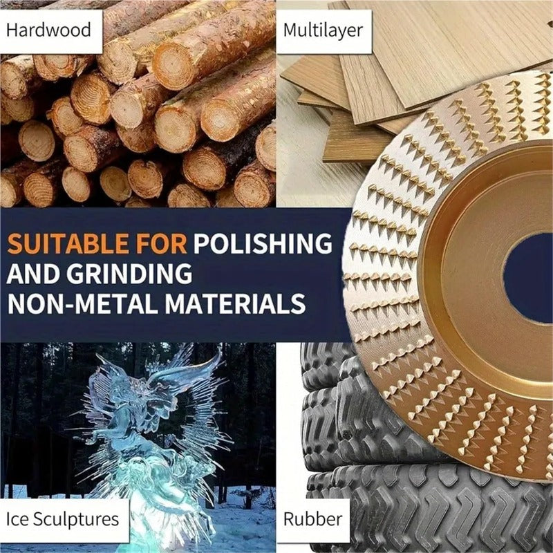 BowLift | Slope-Type Wood Carving Disc for Angle Grinder