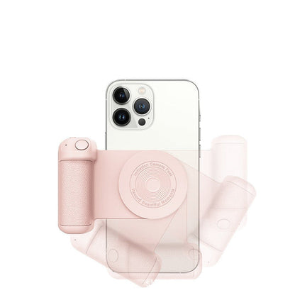 Skanto | Griply Magnetic Phone Holder with Wireless Charging – Anti-Vibration Hand Grip for Stable Shots