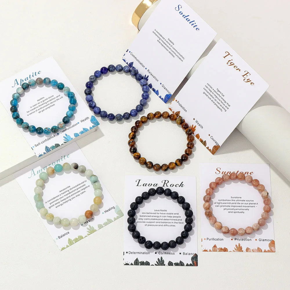 Skanto | Natural Crystal Healing Energy Bracelet - Aria