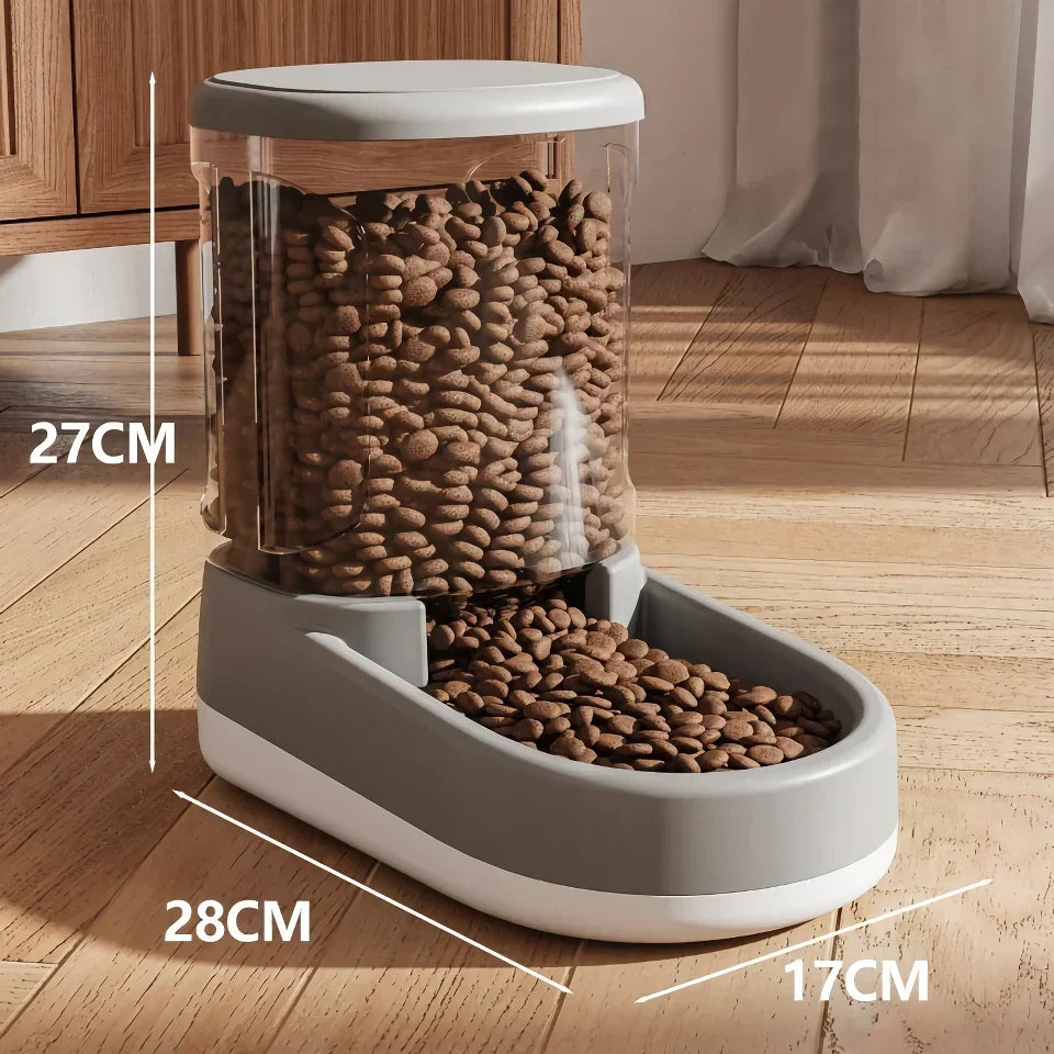 Skanto | Large Capacity Dog Food Dispenser and Bowl - 3.8L Pet Feeder