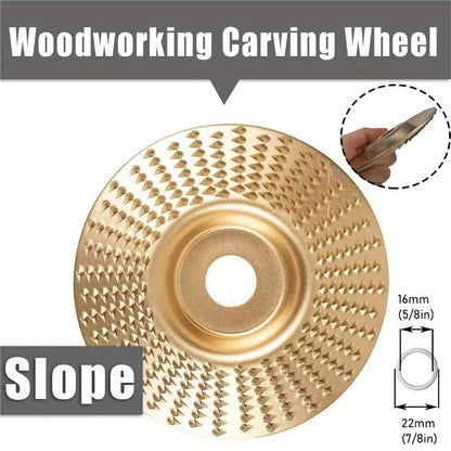BowLift | Slope-Type Wood Carving Disc for Angle Grinder