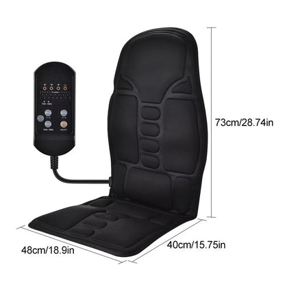 Skanto | Electric Massage Seat Cushion with Soothing Heat Therapy - Ideal for Home and Car