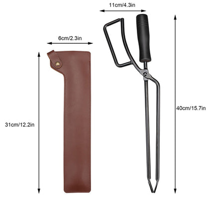 Charcoal Clip Portable Heat Resistant BBQ Firewood Tongs Carbon Clamp | Bowlift