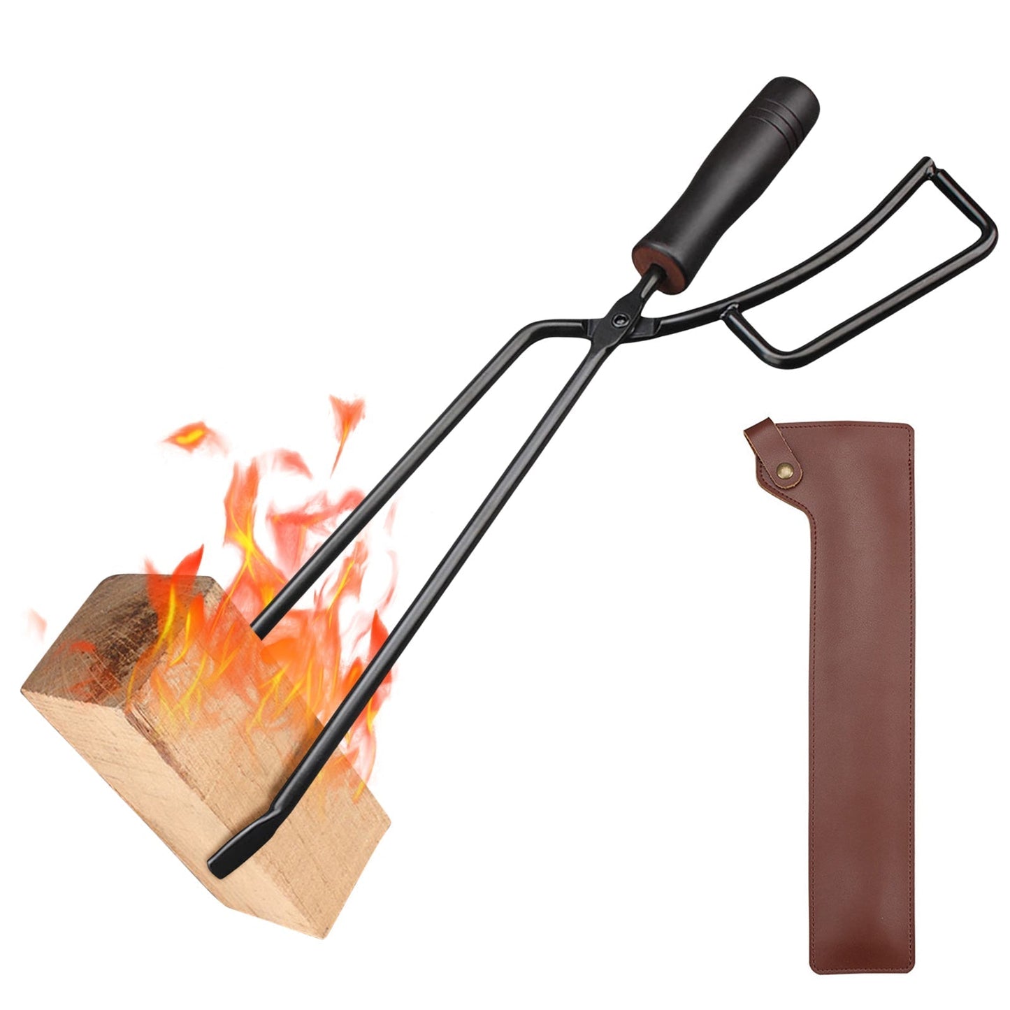 Charcoal Clip Portable Heat Resistant BBQ Firewood Tongs Carbon Clamp | Bowlift