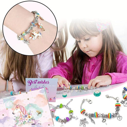 BowLift | CHARMELLA – Sparkly Girls Charm Bracelet Making Kit for Creative Fun
