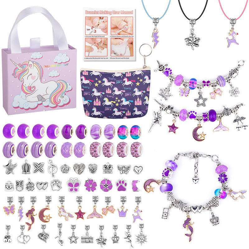 BowLift | CHARMELLA – Sparkly Girls Charm Bracelet Making Kit for Creative Fun