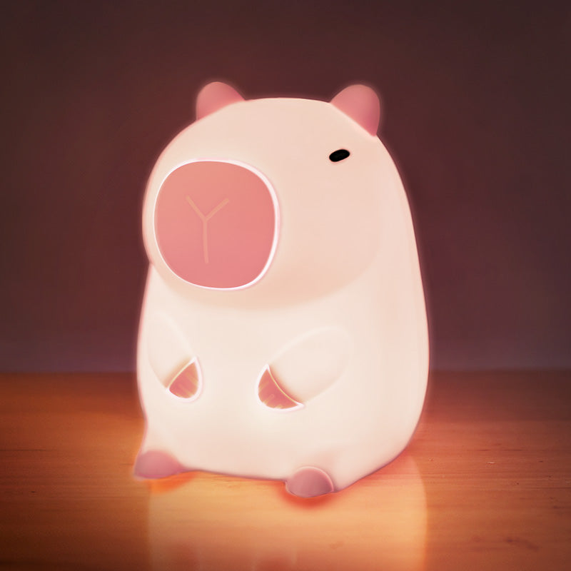 Skanto | Capybara Night Light Adjustable Brightness Silicone