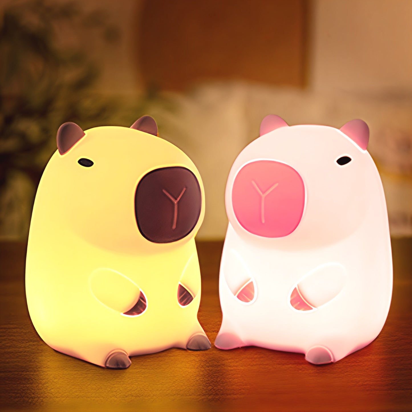 Skanto | Capybara Night Light Adjustable Brightness Silicone