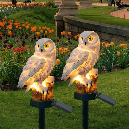 BowLift | Garden Light Solar Owl Outdoor LED Set