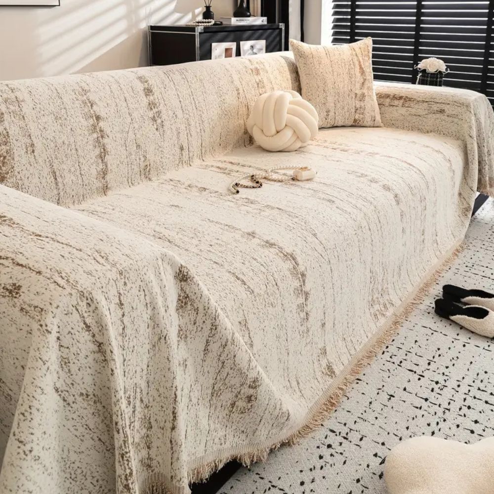 BowLift | CHENILUX – Elegant Chenille Sofa Cover for Protection & Style