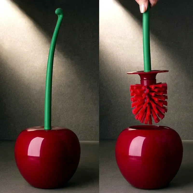 Skanto Cherry + Apple Toilet Brush + Holder
