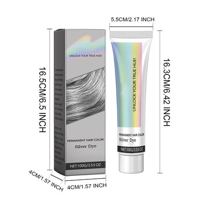 Skanto | 2-in-1 Natural Essence Extract Silver Hair Color