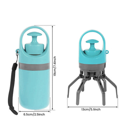 Skanto | Pet Poop Pickup Portable Six Claw Handling Waste Bags Dispenser