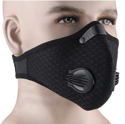 Breathable neoprene face mask against pollution