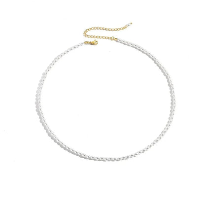 Brehn | Classic feminine 3mm pearl necklace