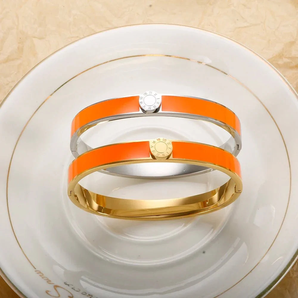BowLift | Classy Roman Numeral Bangle Bracelet and Rings