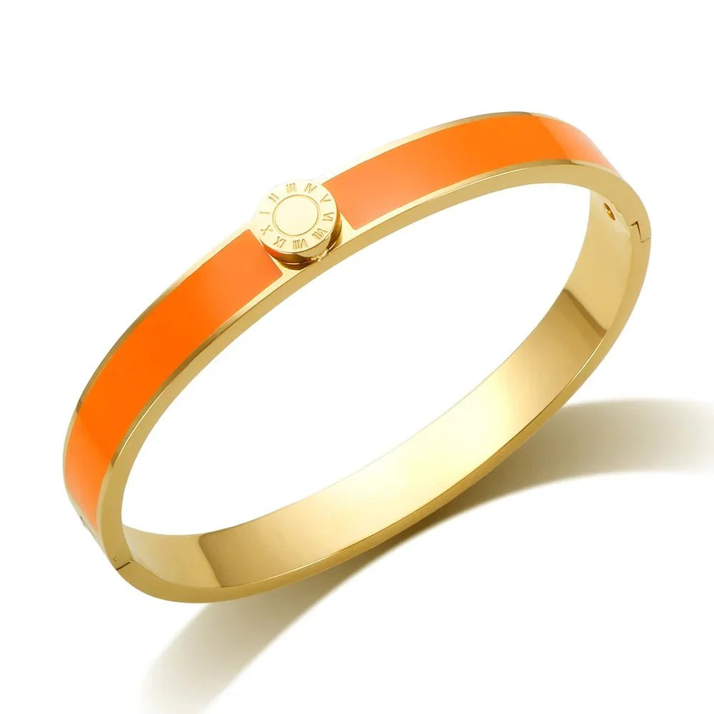 BowLift | Classy Roman Numeral Bangle Bracelet and Rings