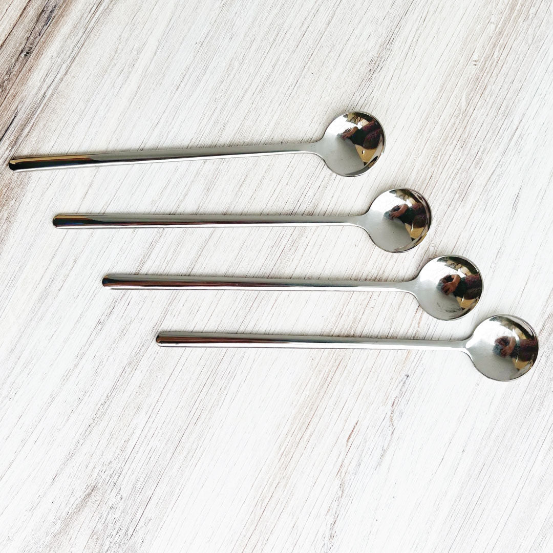 BowLift | Trendy Espresso & Dessert Spoon Set with 4 Pieces