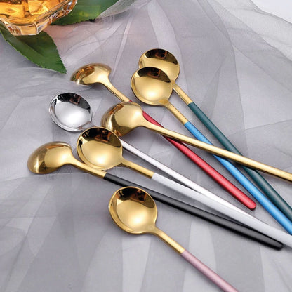 BowLift | Trendy Espresso & Dessert Spoon Set with 4 Pieces