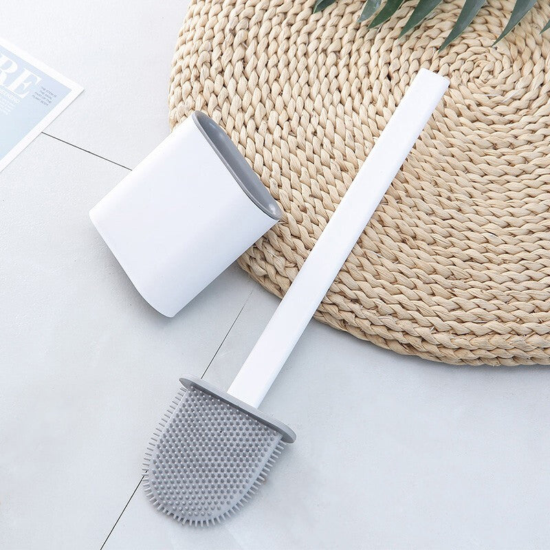 Silicone toilet brush