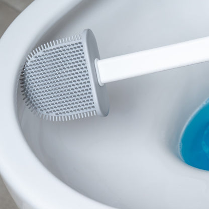 Silicone toilet brush